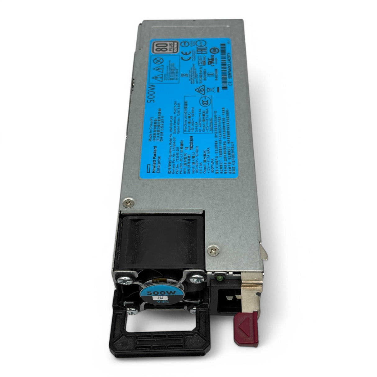 HP 500W G9 Power Supply Unit - Platinum P/N: 723595-201