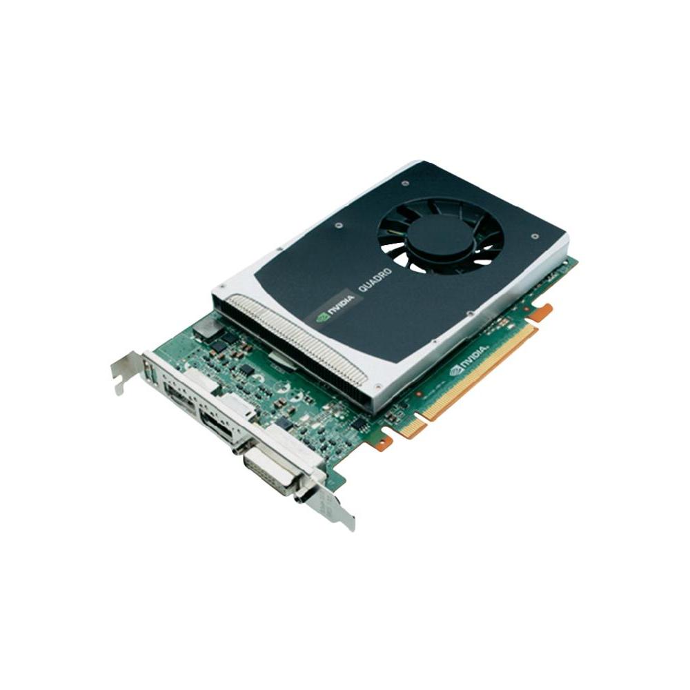 NVIDIA Quadro 2000 PCI-E X16 1 GB GDDR5, 1 x DVI-I, 2 x DisplayPort, HP-Teilenummer 612952-001