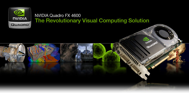 Nvidia Quadro FX4600 PCI-E X16 768 MB GDDR3, 2 x DVI-I