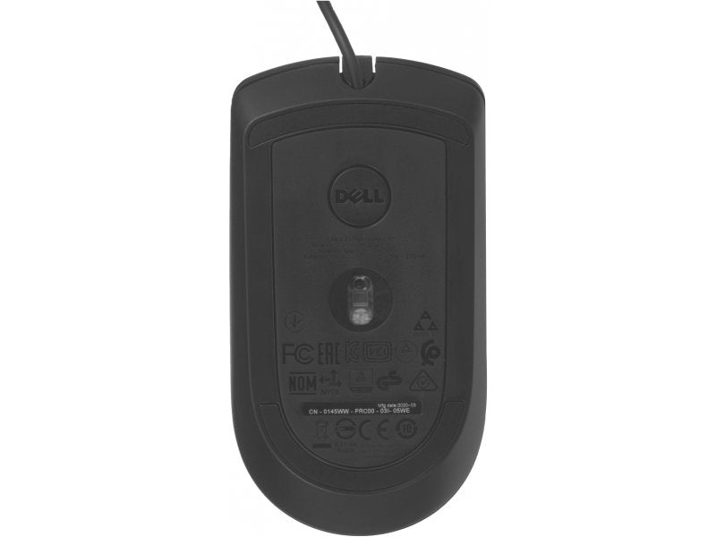 Original Dell Rack-Server der 14. Generation, QWERTZ-Tastatur + Maus-Set, P/N: RX6RM, 0RX6RM, 145WW, 0145WW