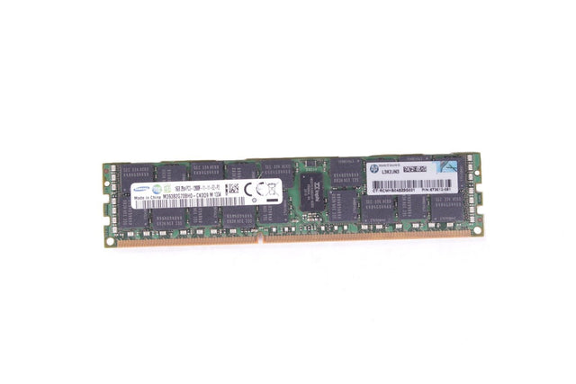 16GB 2Rx4 PC3-12800R DDR3-1600 ECC, Samsung, HP, M393B2G70BH0-CK0Q9, 672612-081