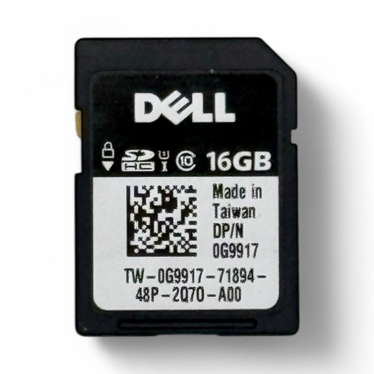 Dell 16GB iDRAC6 iDRAC7 iDRAC8 vFlash SD Card P/N: 0G9917