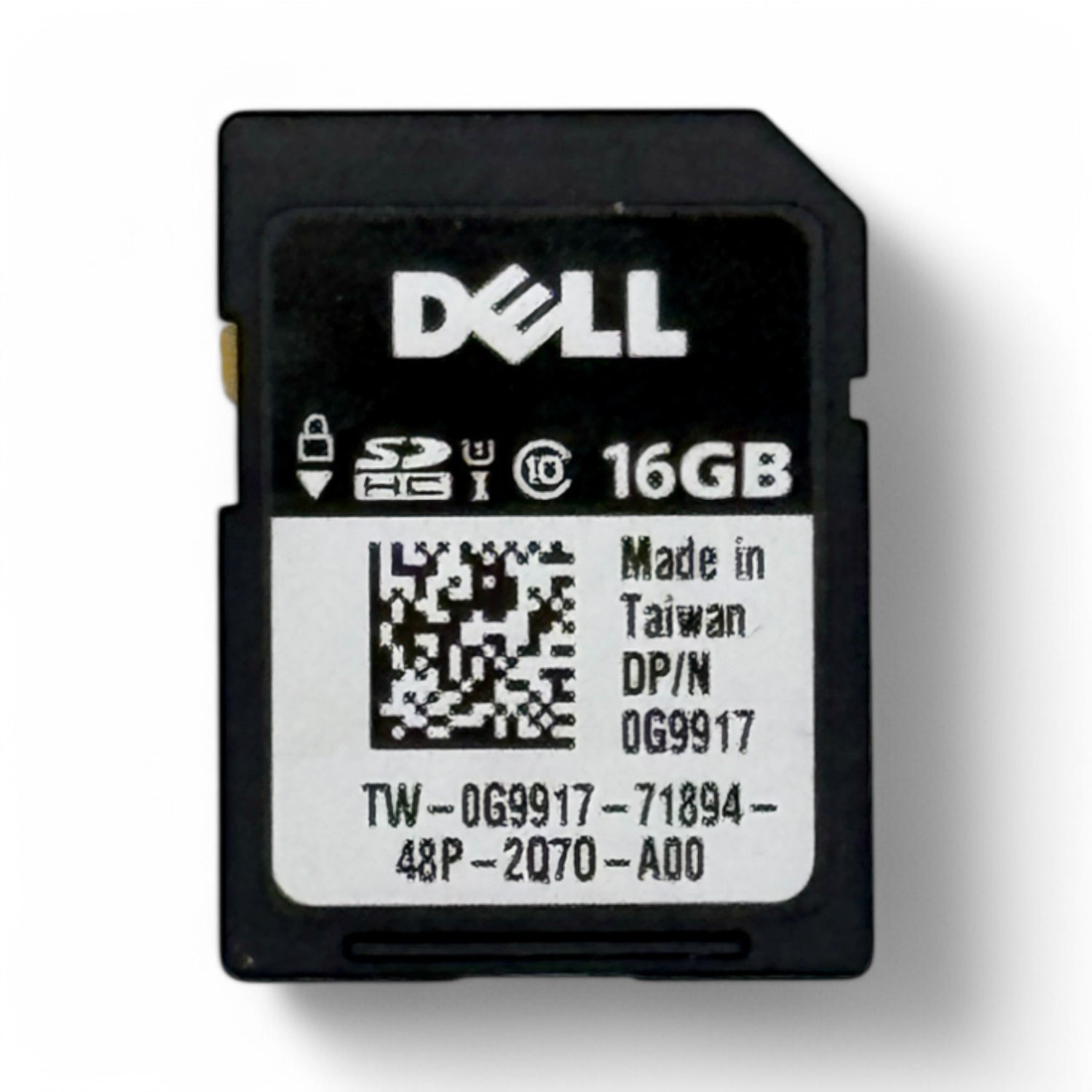 Dell 16GB iDRAC6 iDRAC7 iDRAC8 vFlash SD Card P/N: 0G9917