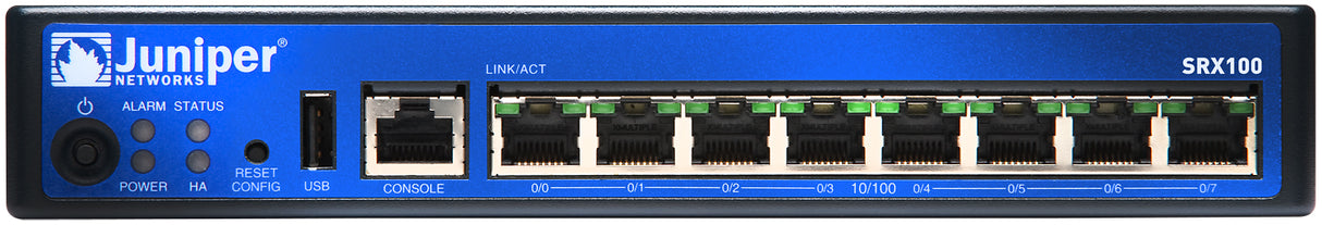 Juniper SRX100 Hochleistungs-Firewall, offene Box, Teilenummer: SRX100B