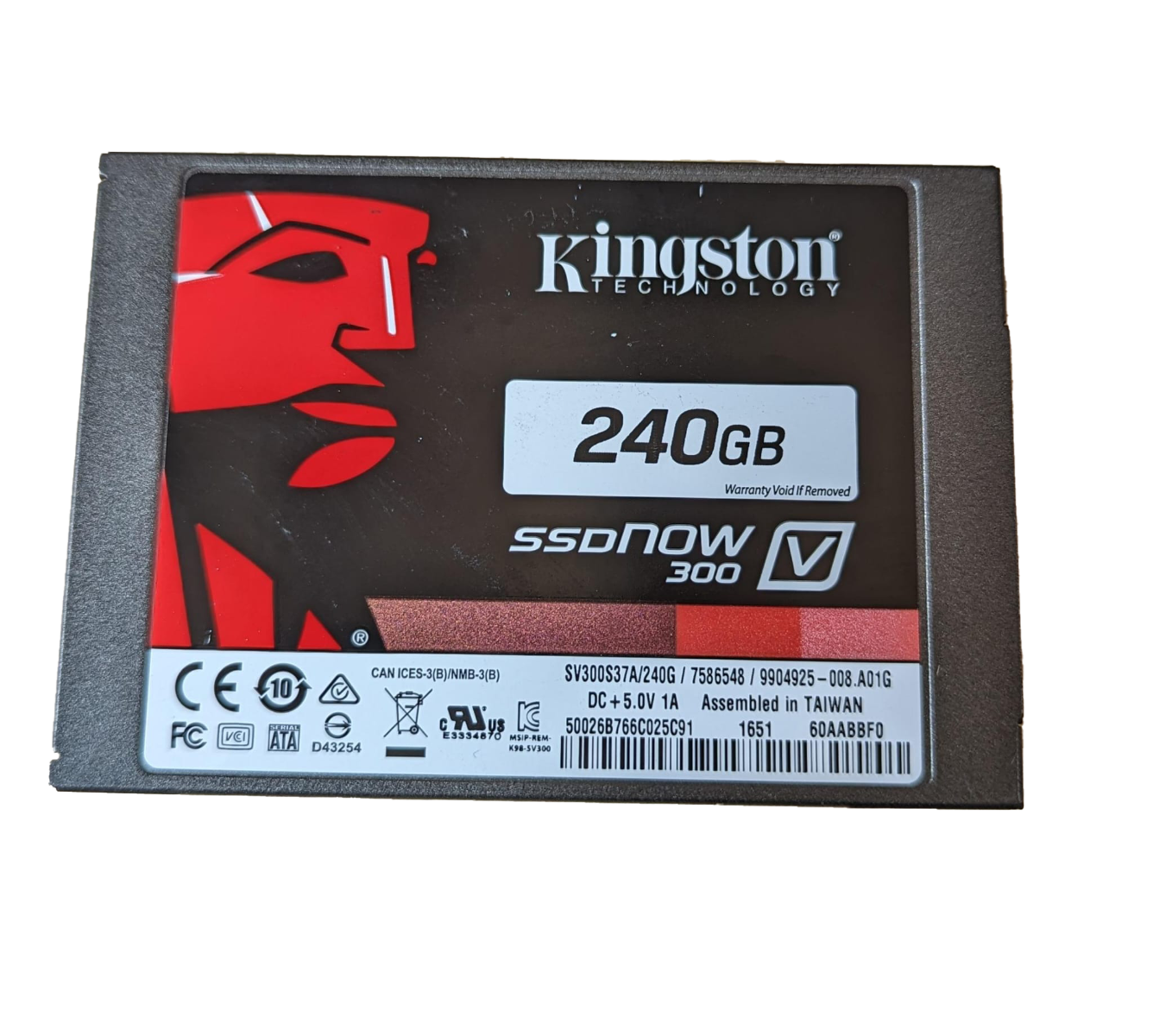240 GB SATA 2,5" 6G Kingston SSDNow 300 V P/N: SV300S37A/240G