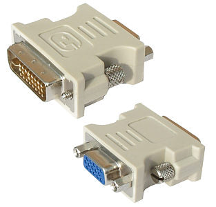 DVI-zu-VGA-Adapter SCHWARZ