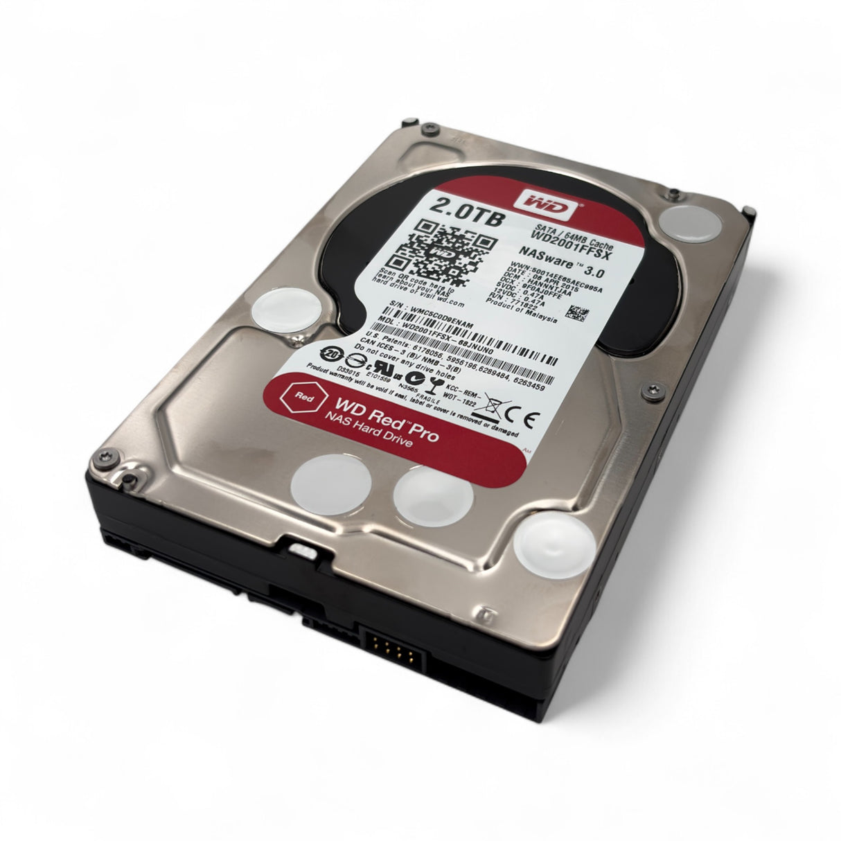 2TB SATA 3.5" HDD 7.2k 6G WD Red Pro P/N: WD2001FFSX