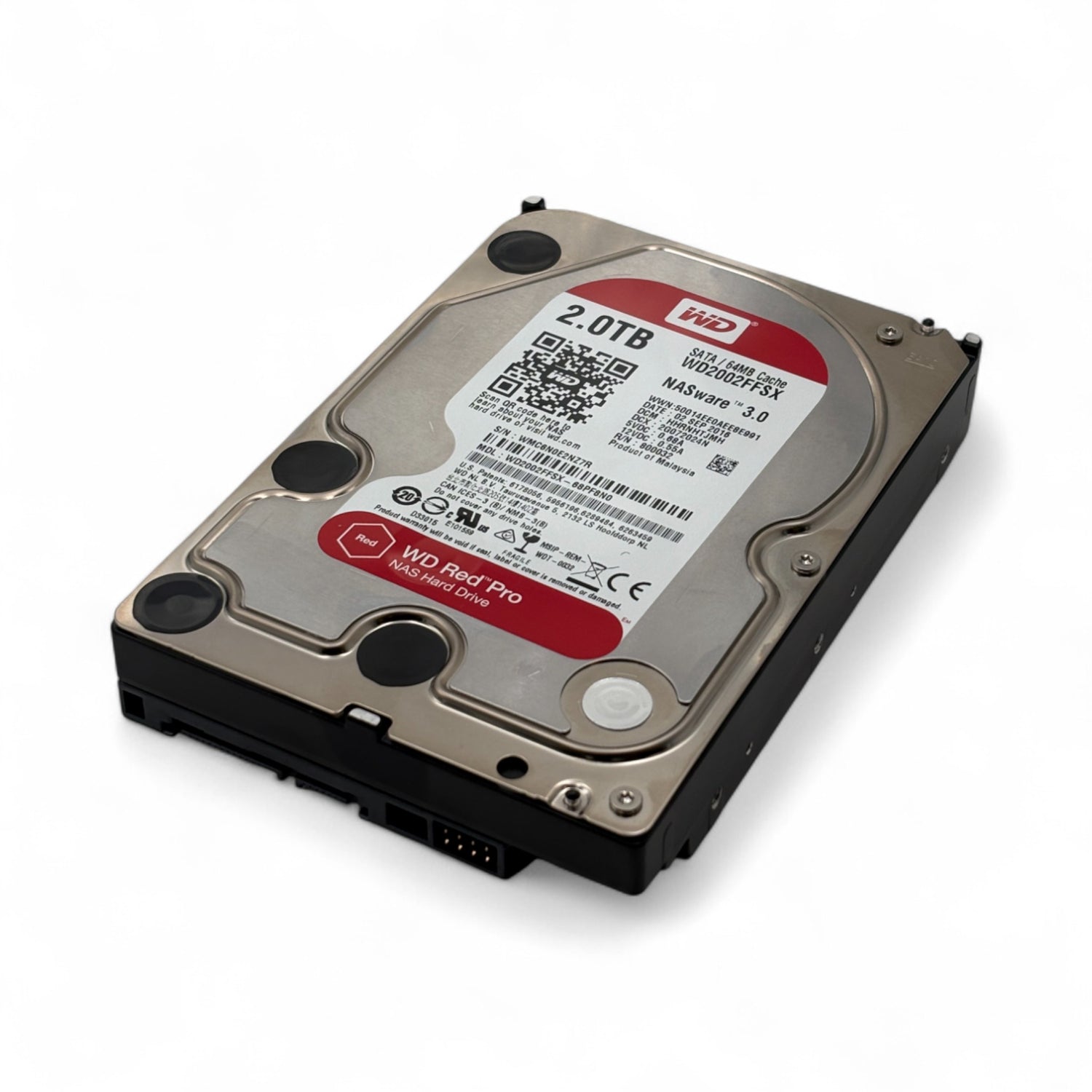 2TB SATA 3.5" HDD 7.2k 6G WD Red Pro P/N: WD2002FFSX