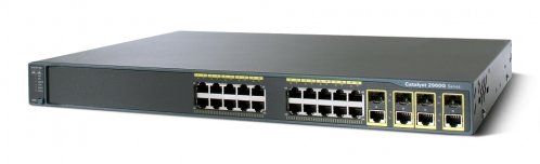 Cisco Catalyst WS-C2960G-24TC-L, V07 24-Port Gigabit Ethernet Switch P/N: WS-C2960G-24TC-L-V07