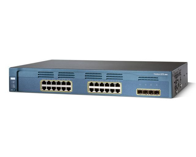 Cisco Catalyst WS-C2970G-24T-E, 24-Port Gigabit Ethernet Switch P/N: WS-C2970G-24T-E