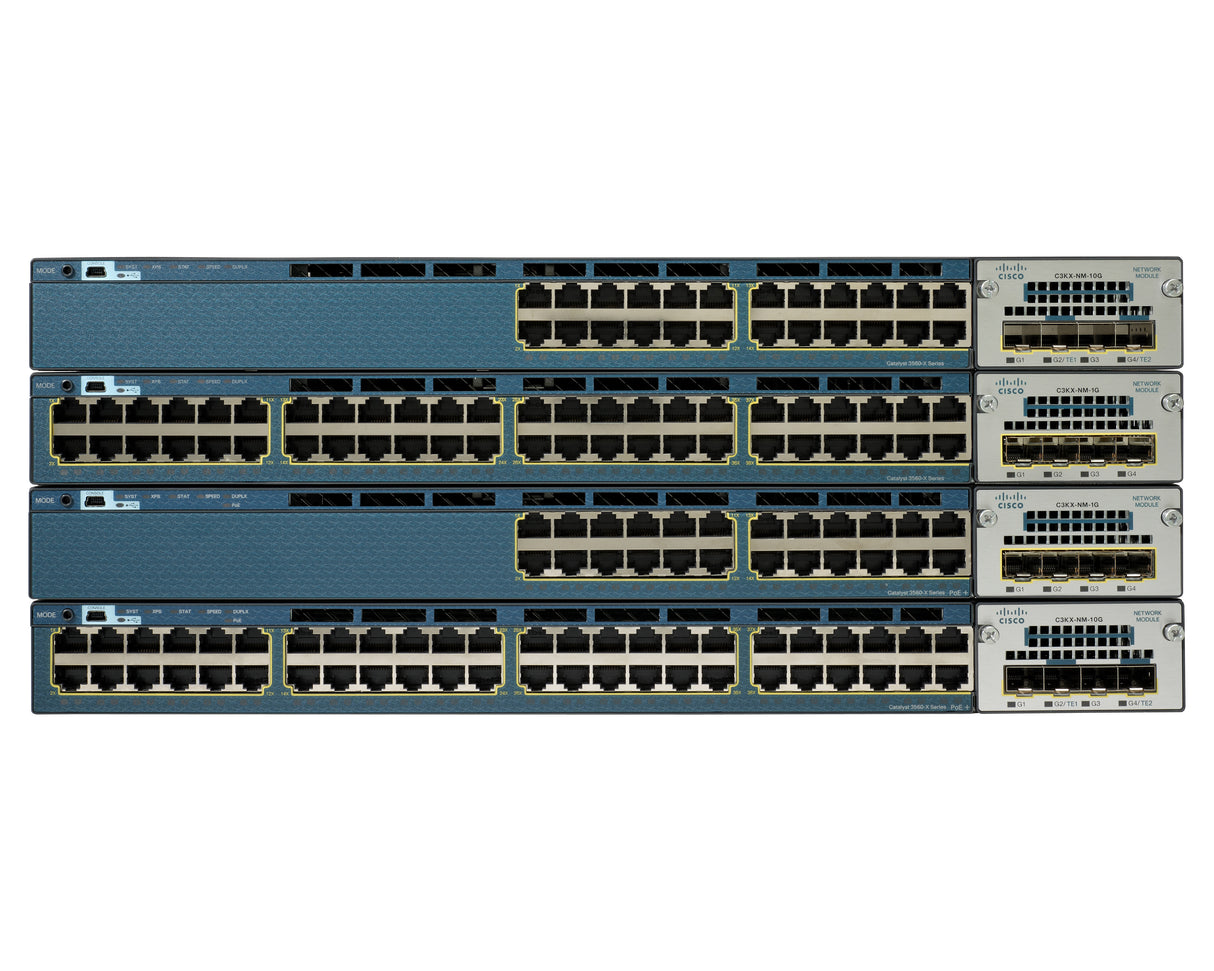 Cisco Catalyst WS-C3750G-48TS-S, 48Port, Layer 3, Gigabit Switch V04