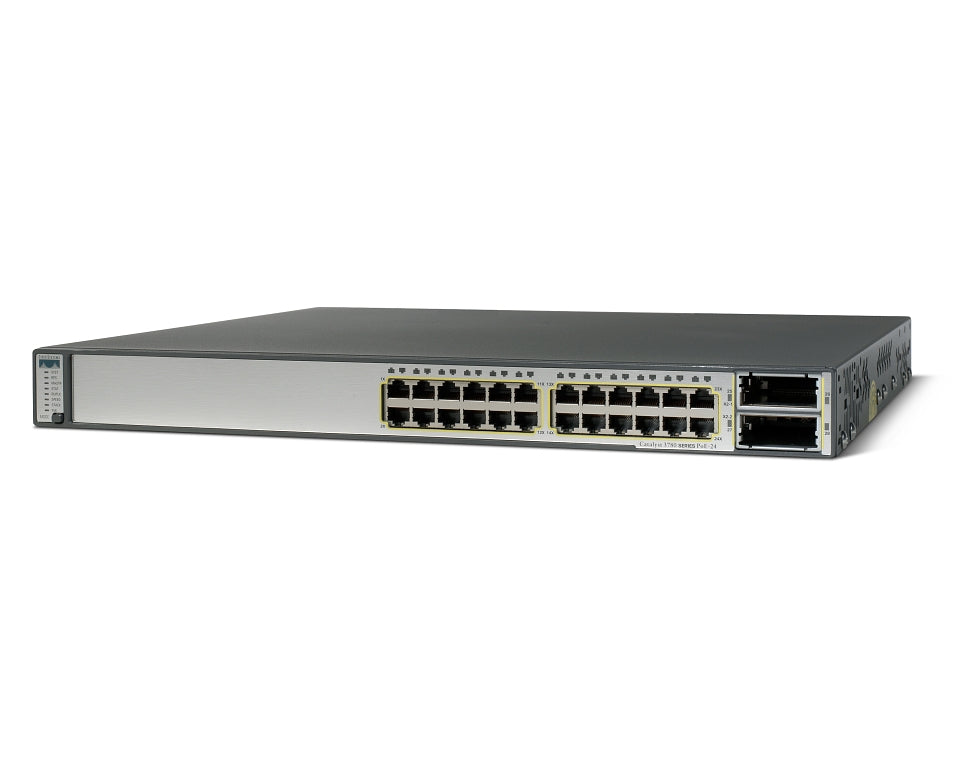 Cisco Catalyst WS-C3750E-24TD-S-v03, 24Port, Layer 3, Gigabit Switch