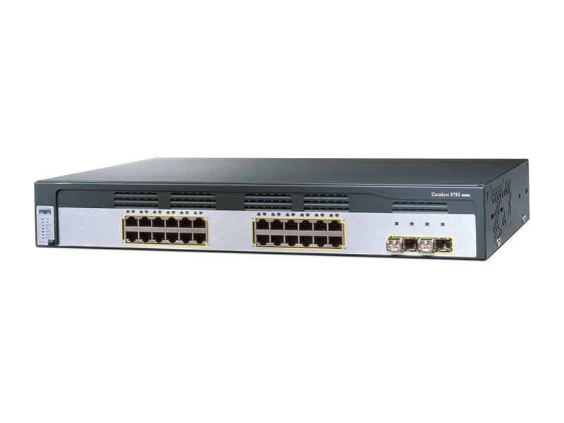 Cisco Catalyst WS-C3750G-24TS-S-V09, 24-port, 4x SFP Port, Layer 3, Gigabit Switch P/N: WS-C3750G-24TS-S-V09