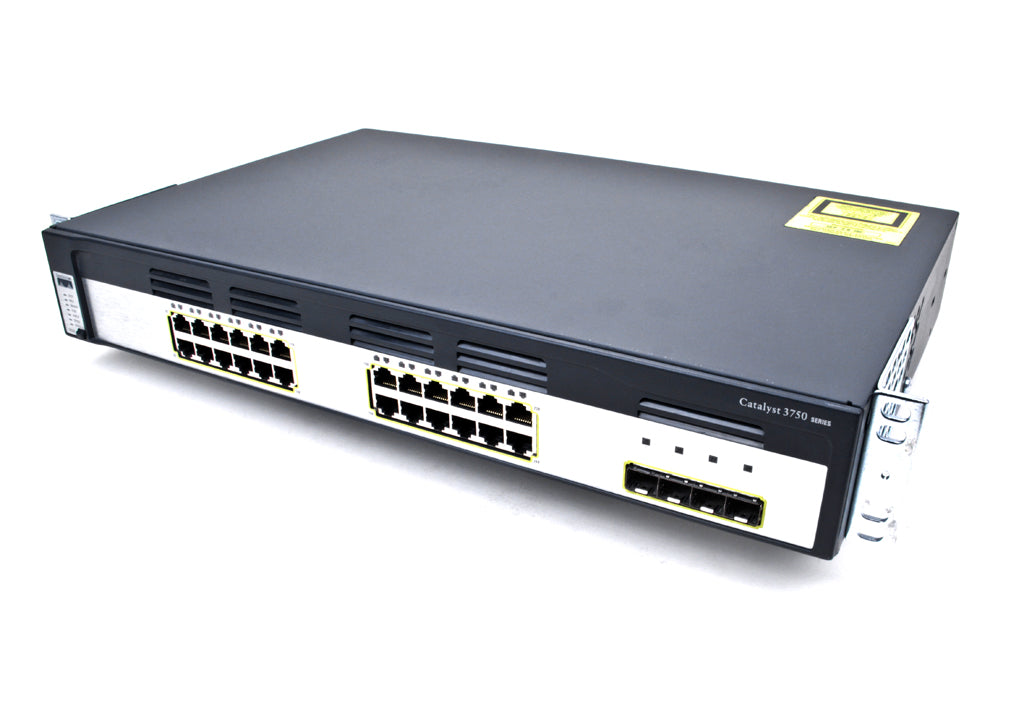 Cisco Catalyst Switch 24P 4x SFP Port Layer 3 WS-C3750G-24TS-S V08