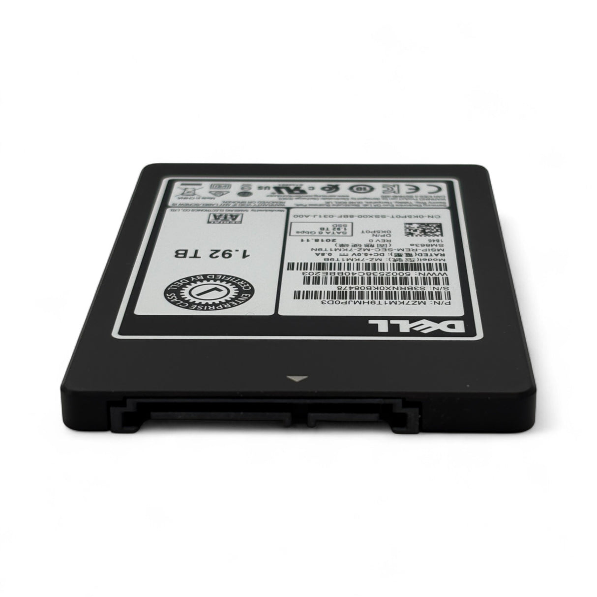 1.92TB 6G SSD SATA 2.5" MU Dell Samsung SM863a P/N: 0K5P0T, K5P0T, MZ7KM1T9HMJP0D3