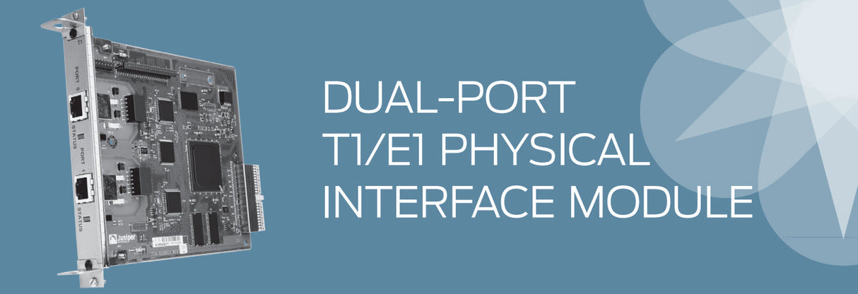 Juniper JX-2E1-RJ48-S 2 Port E1 PIM with Integrated CSU/DSU