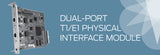 Juniper JX-2E1-RJ48-S 2 Port E1 PIM with Integrated CSU/DSU