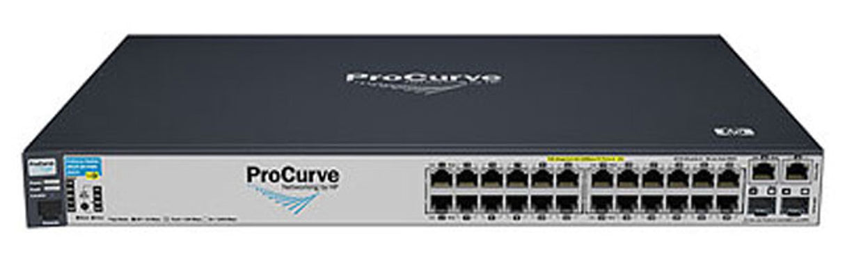 HP ProCurve 2610-24-PWR, 24-port Gigabit Switch P/N: J9087A