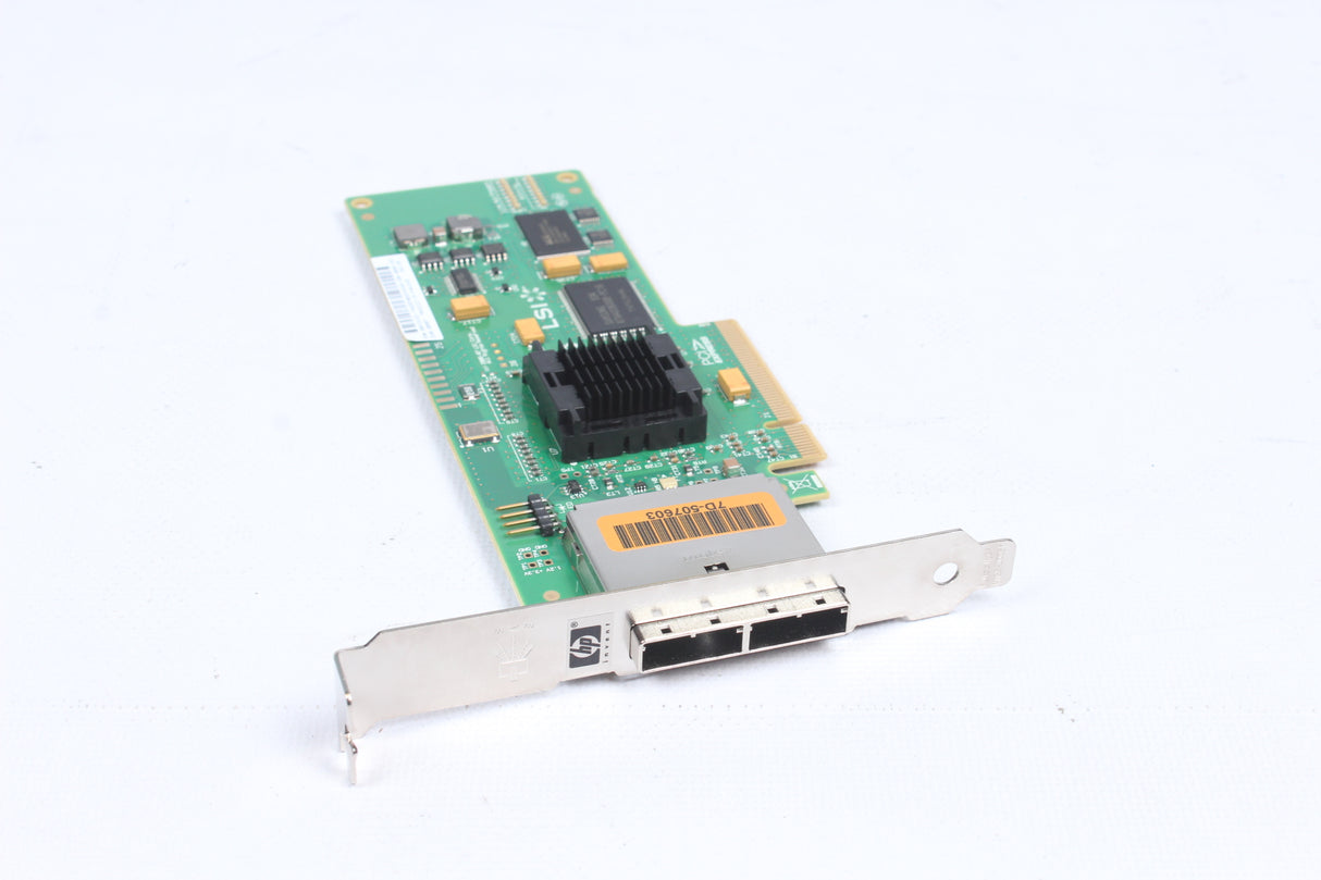 HP Full Profile SE08GE 2 Port 3Gb/s HBA P/N: 489103-001