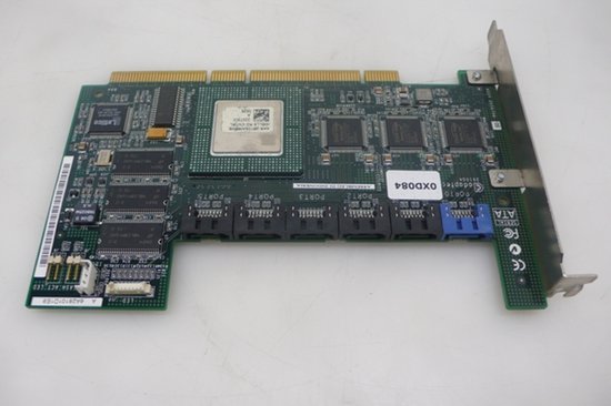 Dell Adaptec 2610SA 6 port PCI-X 64MB SATA Controller Dell P/N: 0XD084 / 0WC192