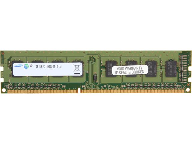 1GB 1Rx8 PC3-10600U DDR3-1333 ECC, Samsung