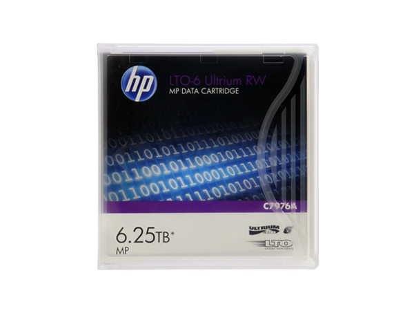 HPE LTO-6/7, Ultrium 6/7, 6.25TB MP RW Data Cartridge C7976A