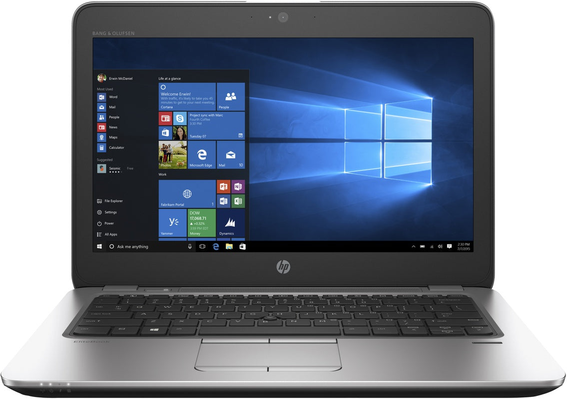 HP EliteBook 820 G3 - 12", Intel i5, 8GB, 256GB SSD, Win10 Pro