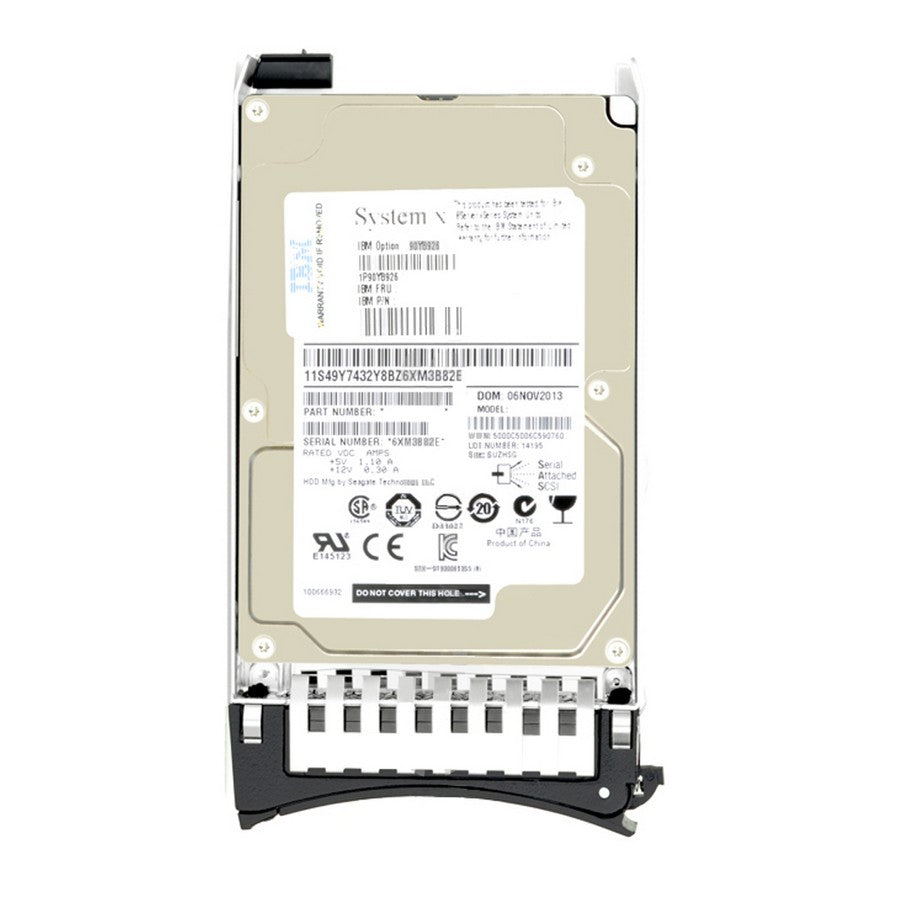 300GB 10K SAS 2 5 inch DP IBM 90Y8881