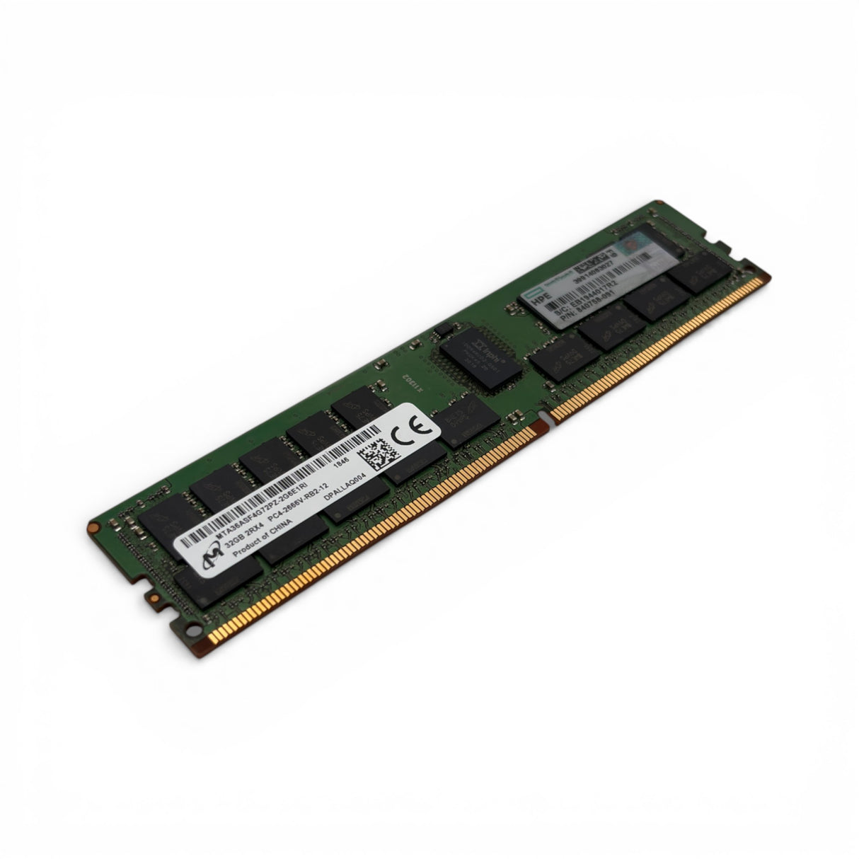 32GB 2Rx4 PC4-2666V Micron MTA36ASF4G72PZ-2G6E1RI HP P/N: 840758-091