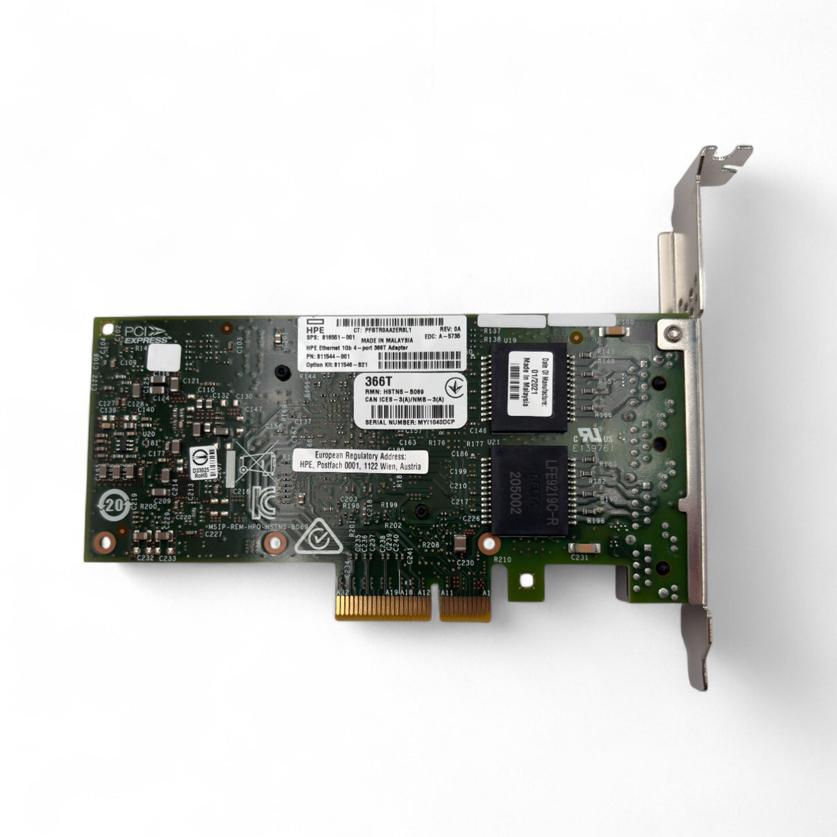 HP Flexfabric 366FLR 1 Gb 4P UTP Teilenummer: 665238-001