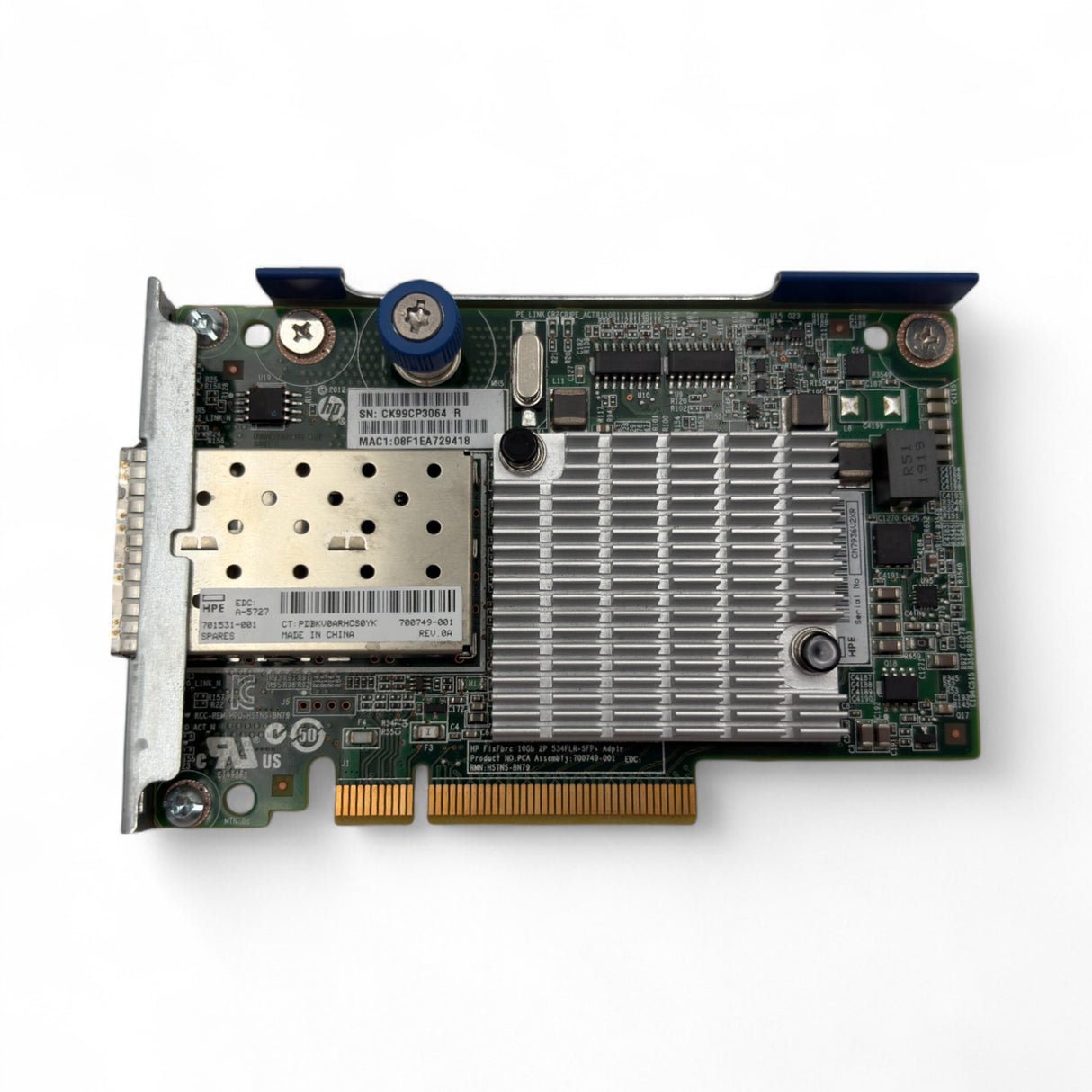 HP Flexfabric 534FLR-SFP+ 10Gb 2P SFP+ P/N: 700749-001, 701531-001