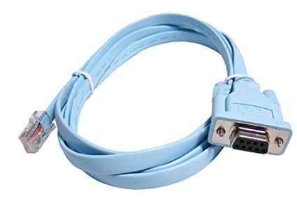 Cisco Rollover Console Cable, 6ft., 1,8m, Blue, DB9 to RJ45[P/N: 72-3383-01]