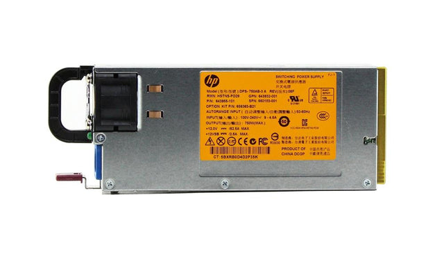 Power Supply HP 750W Common Slot, 643955-001, HSTNS-PD29