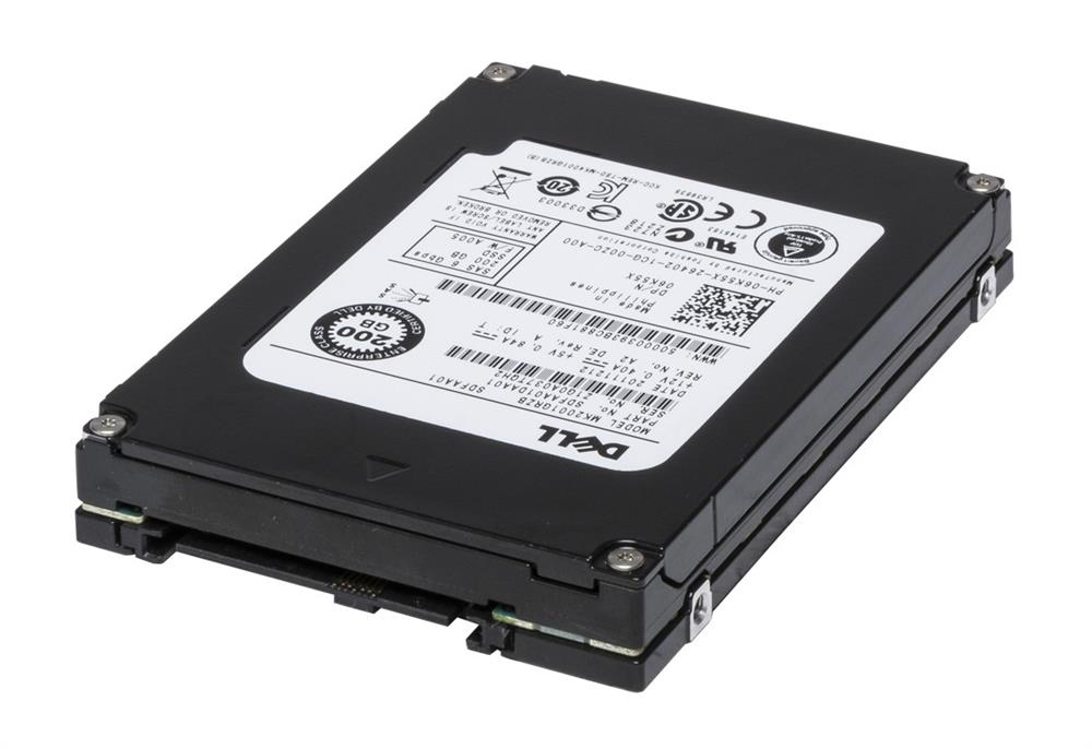 200GB SSD SAS 6G 2.5" DELL MK2001GRZB P/N: 6K55X 06K55X