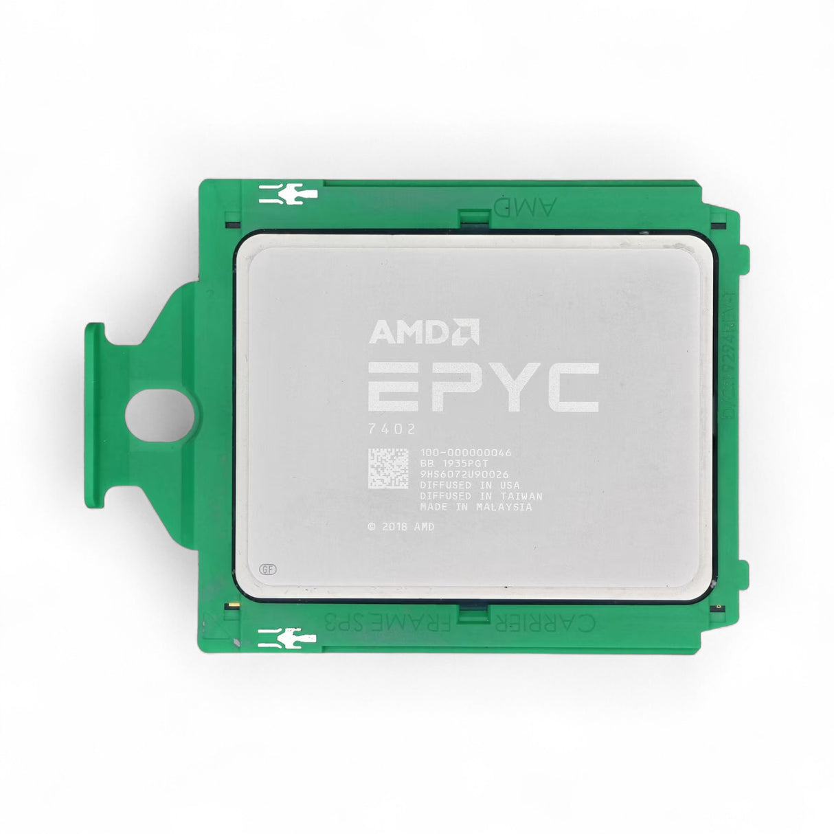 AMD EPYC 7402 - 24 Cores 48 Threads, Base 2.80GHz Turbo 3.35GHz, 180W P/N: 100-000000046