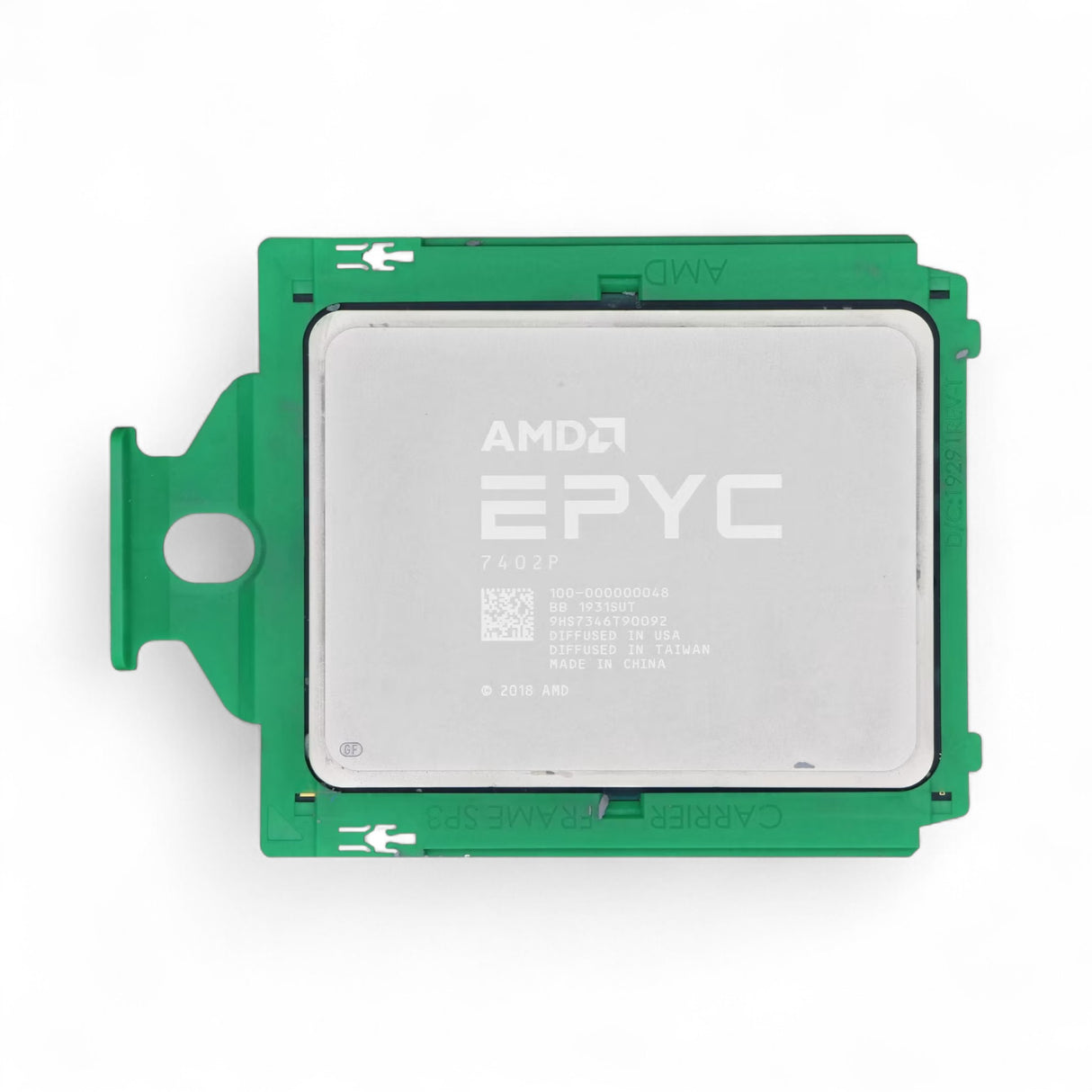 AMD EPYC 7402p Dell-locked! - 24 Cores 48 Threads, Base 2.80GHz Turbo 3.35GHz, 180W P/N: 100-000000048