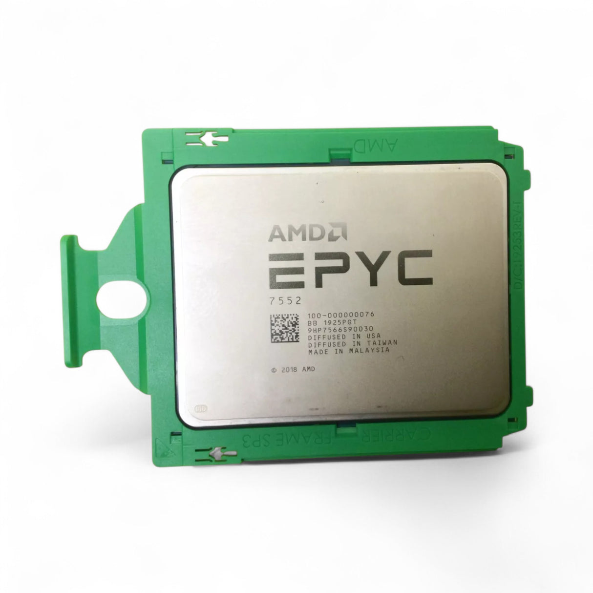 AMD EPYC 7552 - 48 Cores 96 Threads, Base 2.20GHz Turbo 3.30GHz, 200W P/N: 100-000000076