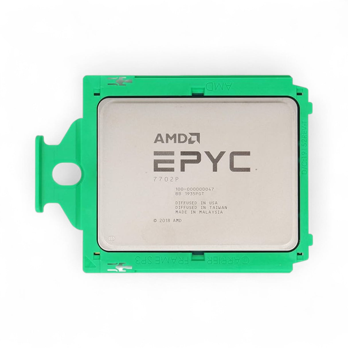 AMD EPYC 7702P Dell-locked! - 64 Cores 128 Threads, Base 2.00GHz Turbo 3.35GHz, 200W P/N: 100-000000047