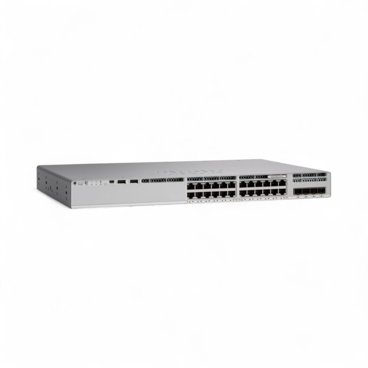 Cisco Catalyst 9200L - 24x 1Gb BASE-T Port, 4x 10Gb SFP+ Port, POE+, P/N: C9200L-24P-4X-E