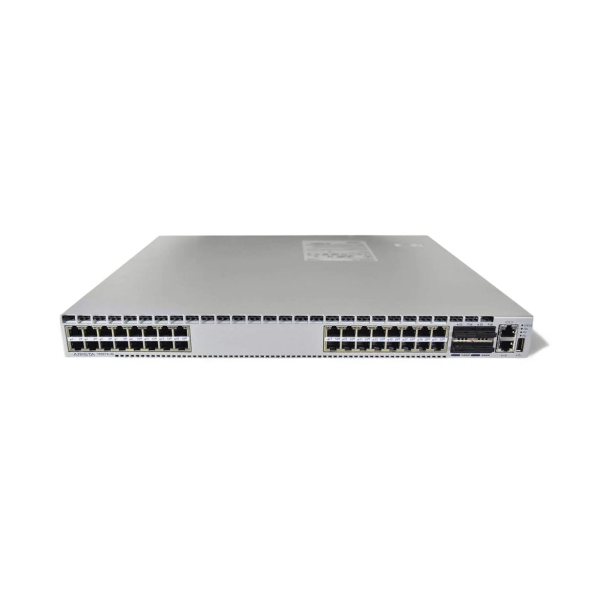 Arista 7050X - 32x 10Gb BASE-T Port, 4x QSFP+ Port, Front to Rear Air, P/N: DCS-7050TX-48-R
