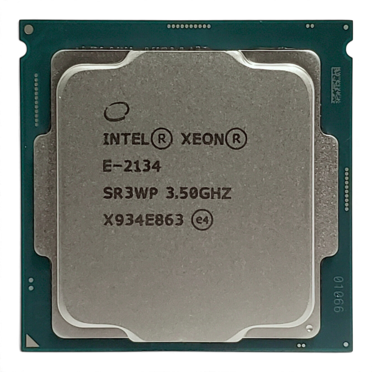 Intel Xeon E-2134 - 4 Cores 8 Threads, Base 3.50GHz Turbo 4.50GHz, 8MB Cache, 71W P/N: SR3WP