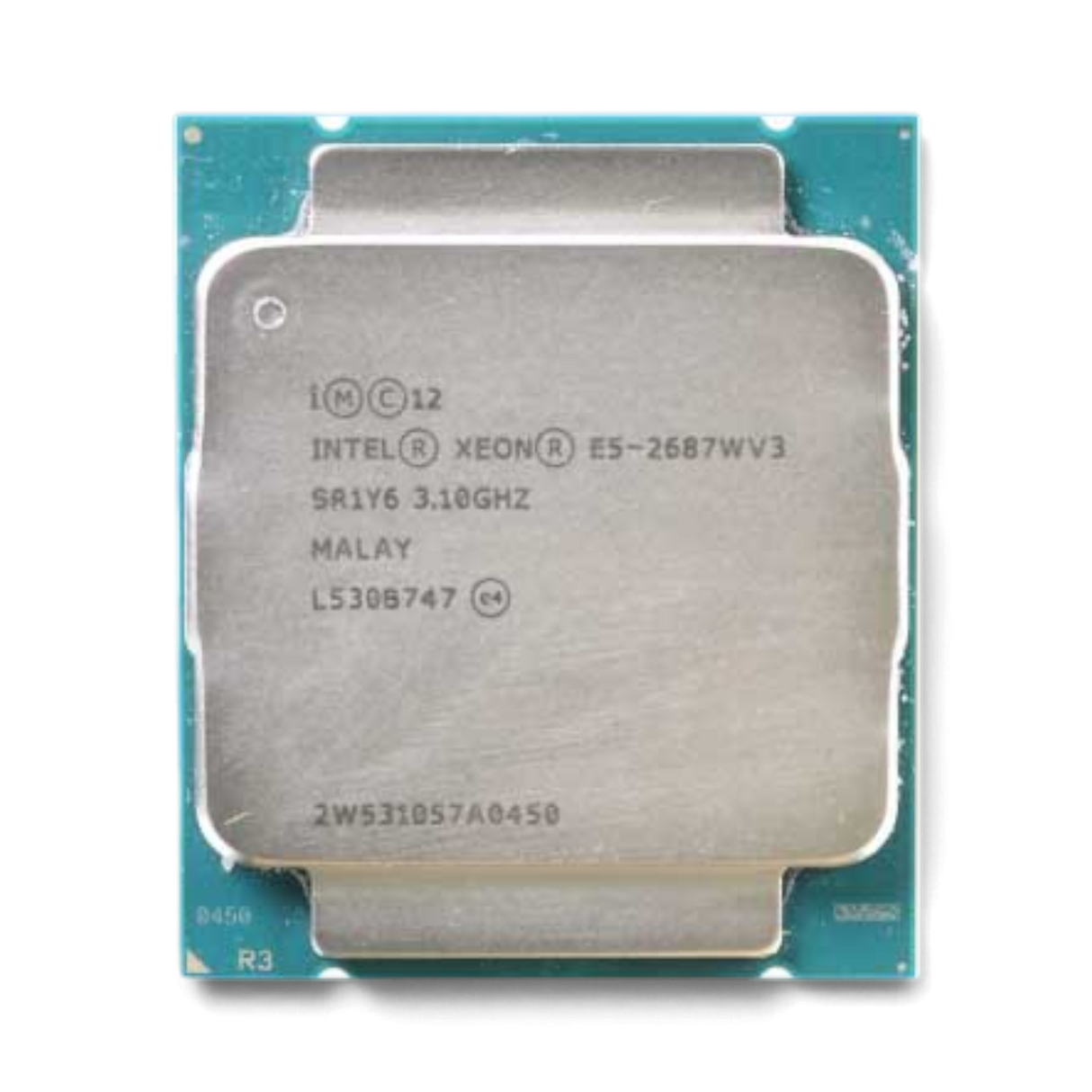 Intel Xeon E5-2687W v3 - 10 Cores 20 Threads, Base 3.10GHz Turbo 3.50GHz, 25MB Cache, 160W P/N: SR1Y6