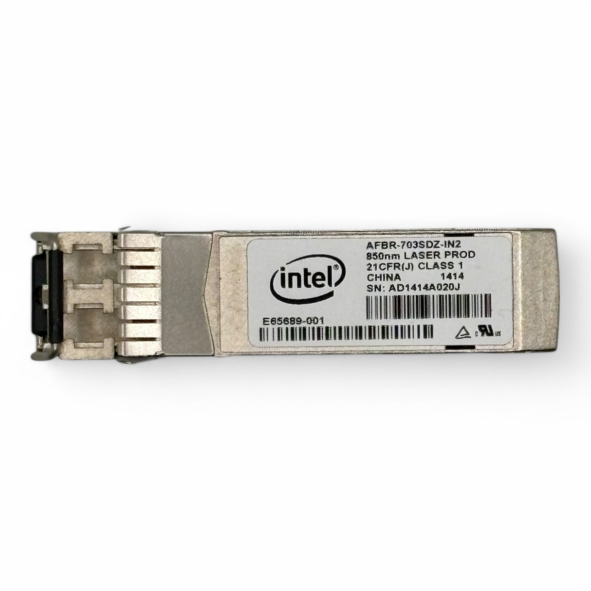 Intel FTLX8571D3BCV-IT, SFP+ Transceiver SW 850nm, 10GB P/N: E65689-001