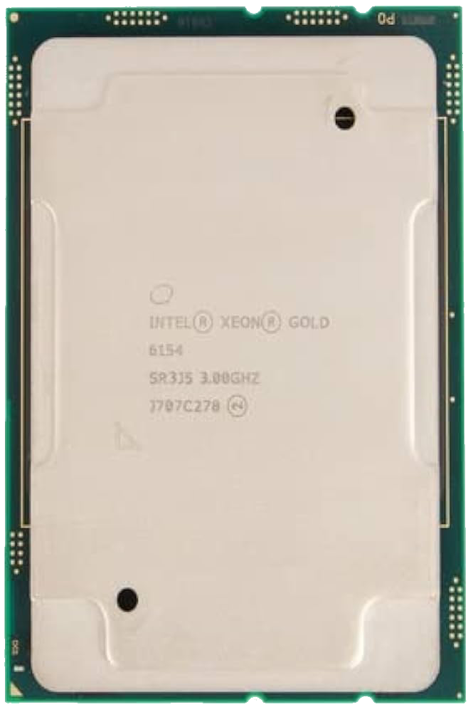Intel Xeon Gold 6154 - 18-Cores 36-Threads, 3.00Ghz Base 3.70Ghz Turbo, 24.75MB Cache, 200W P/N: SR3J5