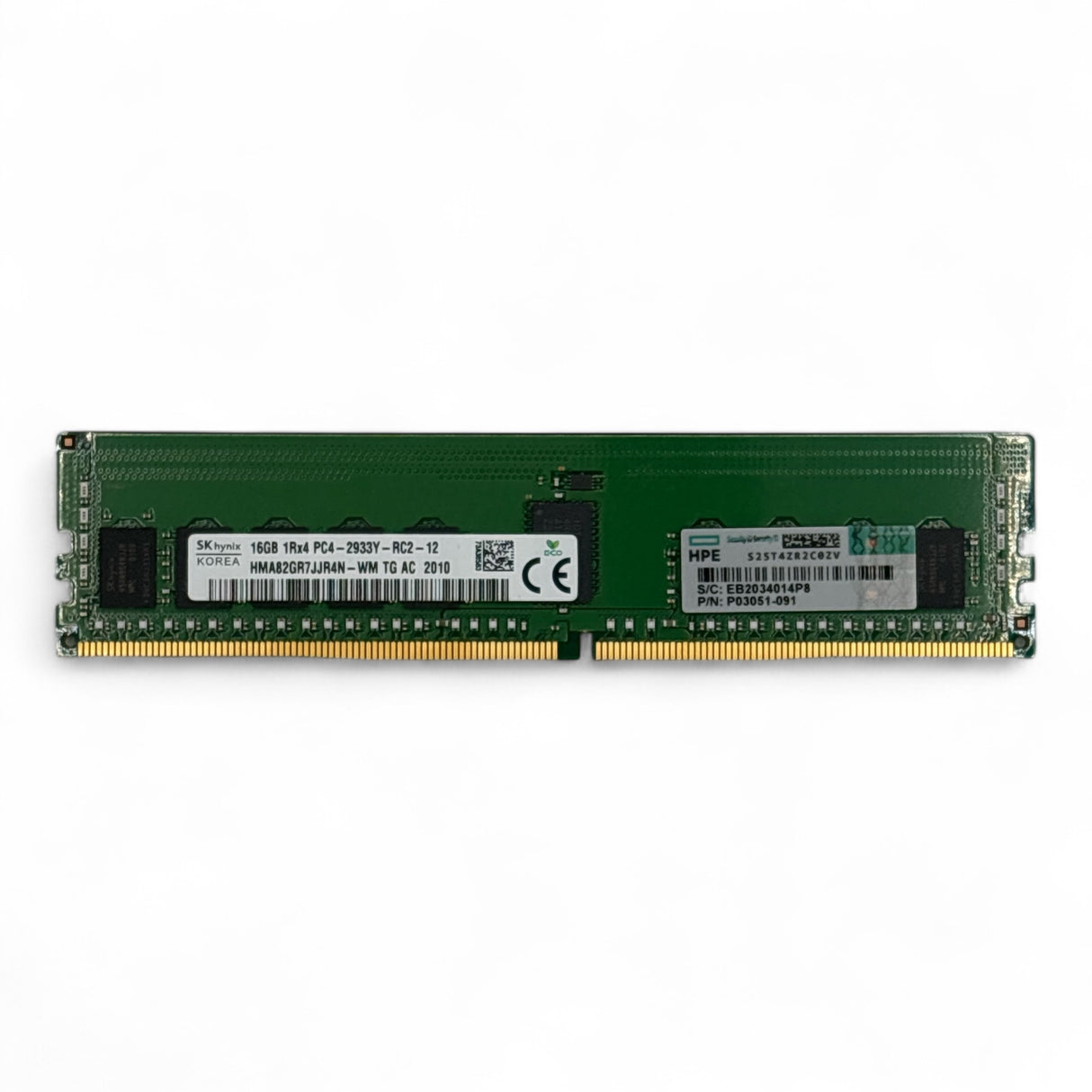 16GB 1Rx4 PC4-2933Y SK Hynix HMA82GR7JJR4N-WM HP P/N: P03051-091