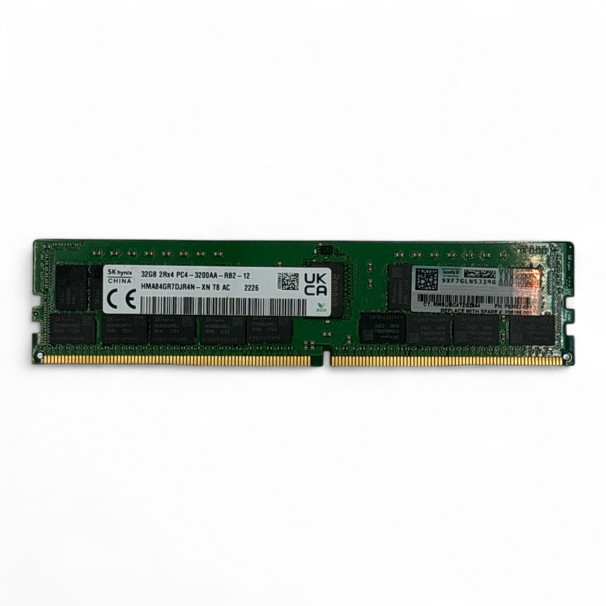 32GB 2Rx4 PC4-3200 SK Hynix HMA84GR7DJR4N-XN HP P/N:P030062-091