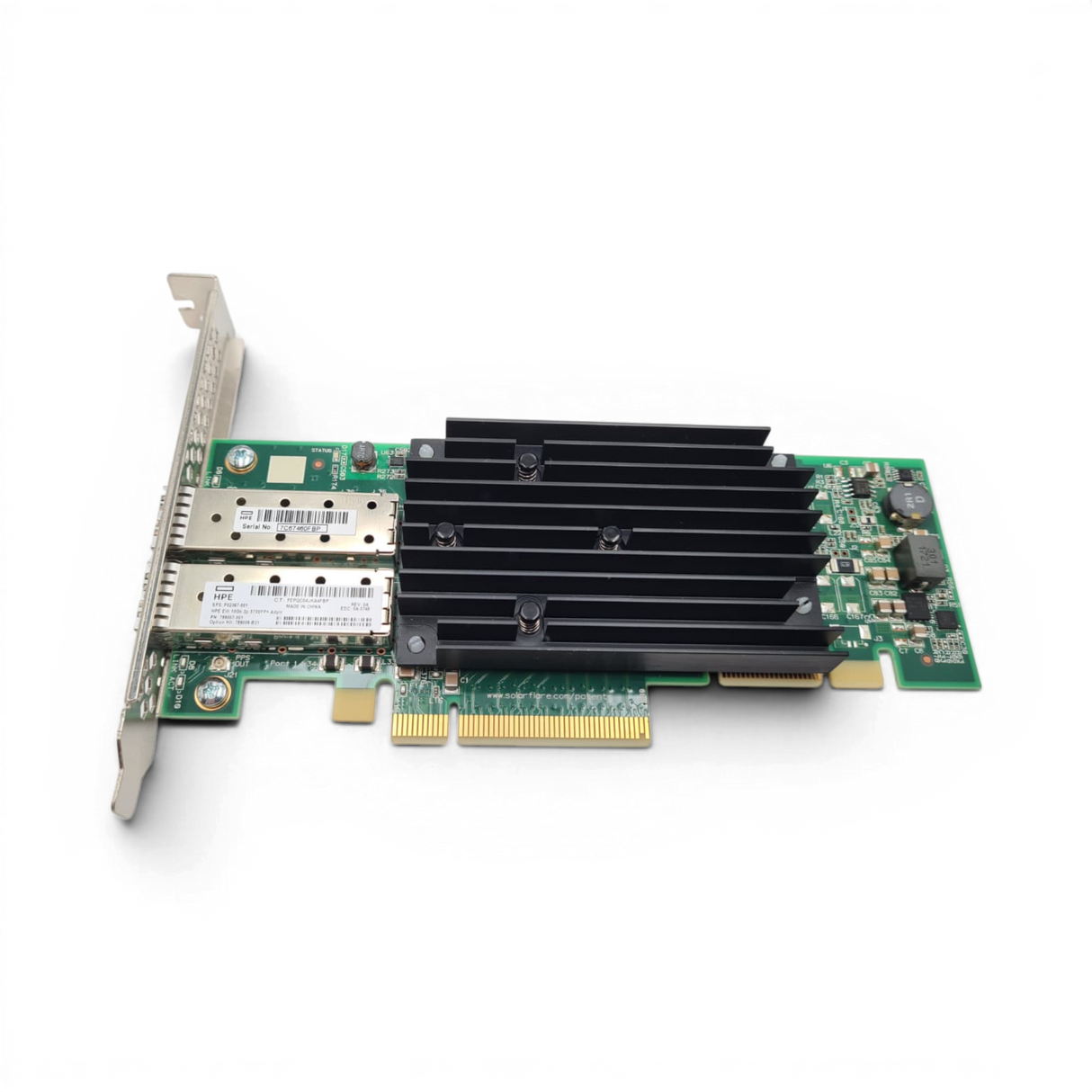 HPE 2x 10Gb SFP+ 573SFP+ NIC Full Profile P/N: 789007-001, P02367-001, 789009-B21