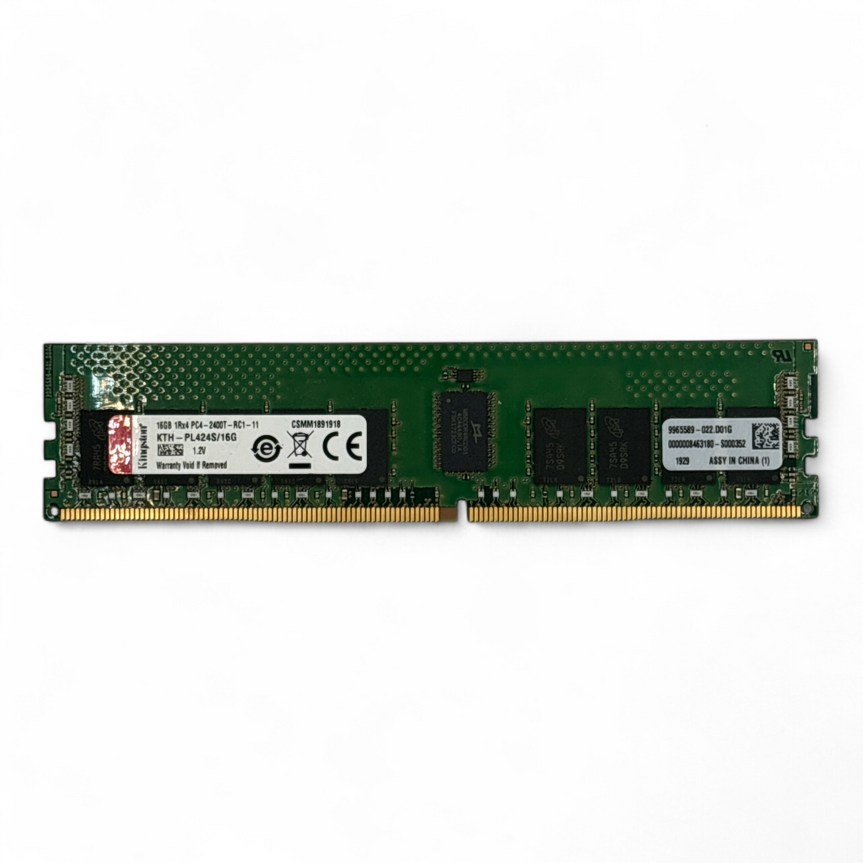 16GB 1Rx4 PC4-2400T Kingston KTH-PL424S/16g