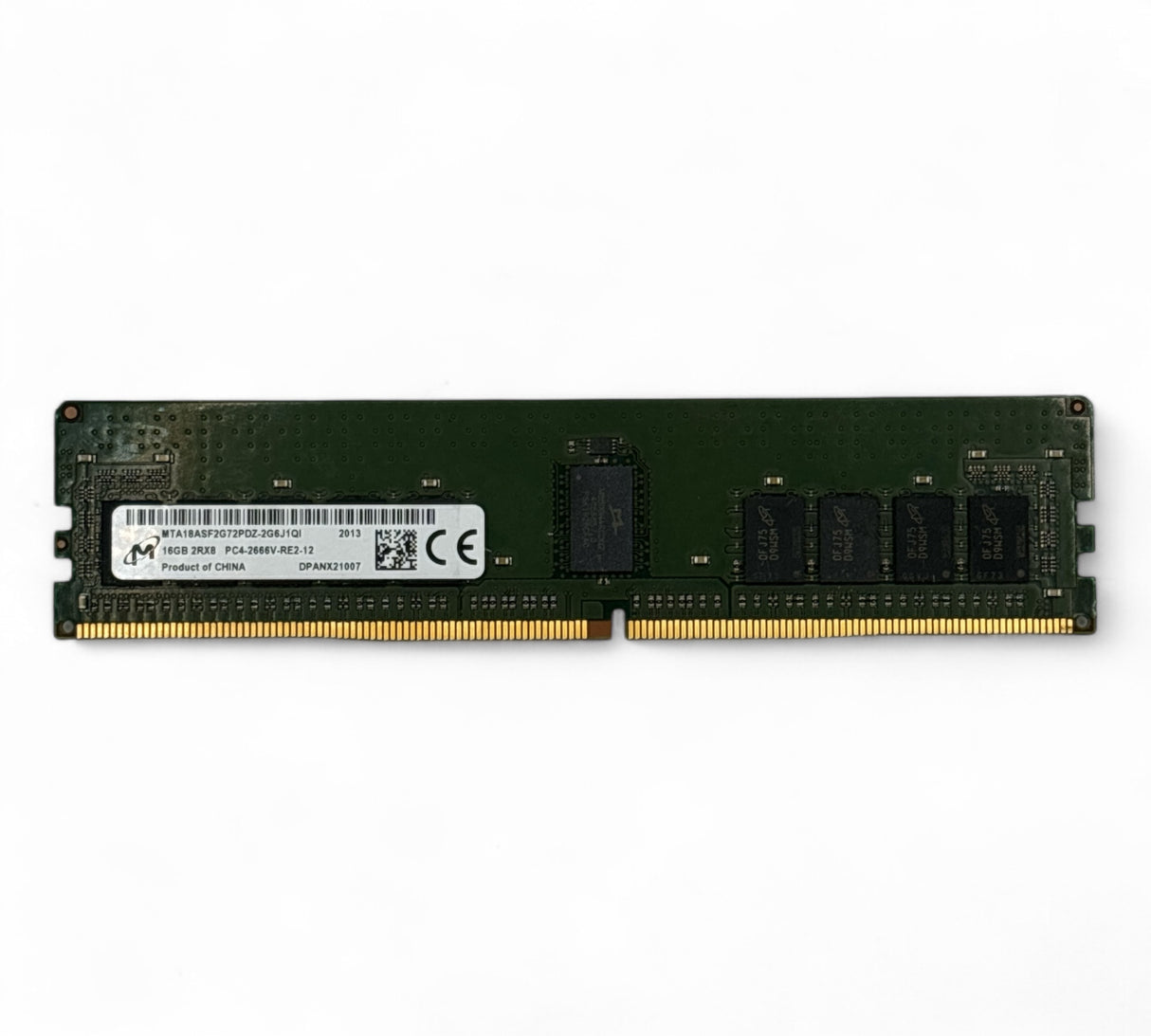 16GB 2Rx8 PC4-2666V Micron MTA18ASF2G72PDZ-2G6J1QI