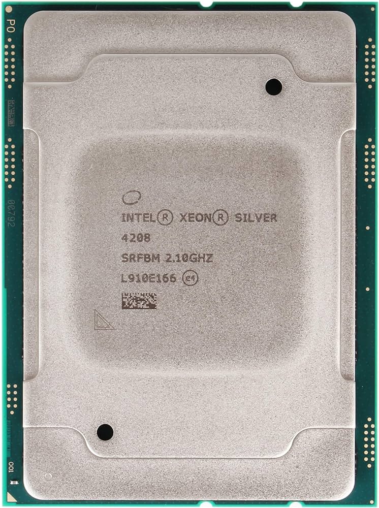 Intel Xeon Silver 4208 - 8-Cores 16-Threads, 2.10Ghz Base 3.20Ghz Turbo, 11MB Cache, 85W P/N: SRFBM